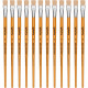 Pincel Para Artesanato Roma Ponta Chata 16 615 16 - Kit C/12 