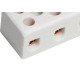 Conector Porcelana Brasfort 3Polos 10Mm 8610 - Kit C/50 Conector Porcelana Brasfort 3Polos 10Mm 8610 - Kit C/50