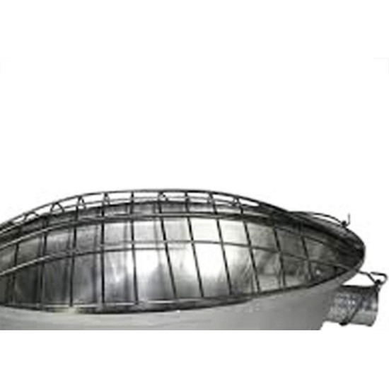 Luminaria Oval Real Vida Stand Com Grade E27 54 Luminaria Oval Real Vida Stand Com Grade E27 54