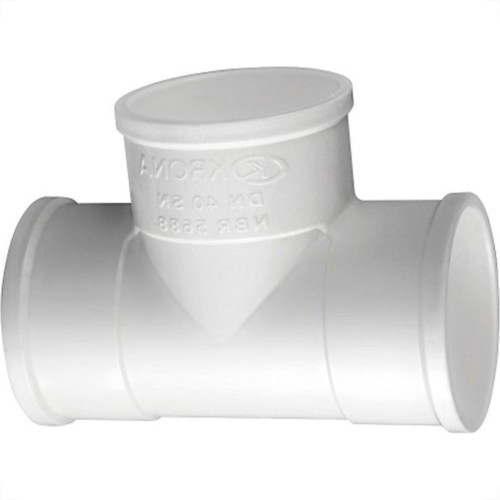 Tee Esgoto Krona 50Mm X 50Mm 659 - Kit C/10 Tee Esgoto Krona 50Mm X 50Mm 659 - Kit C/10