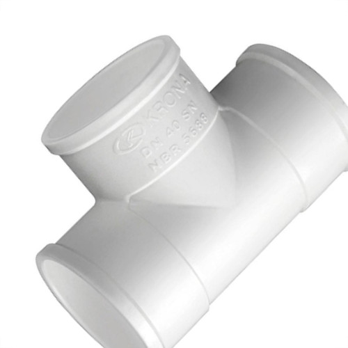 Tee Esgoto Krona 50Mm X 50Mm 659 - Kit C/10 Tee Esgoto Krona 50Mm X 50Mm 659 - Kit C/10