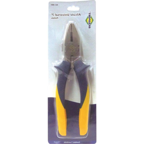 Alicate Universal Profissional Brasfort Polido 7'' 8001 Alicate Universal Profissional Brasfort Polido 7'' 8001