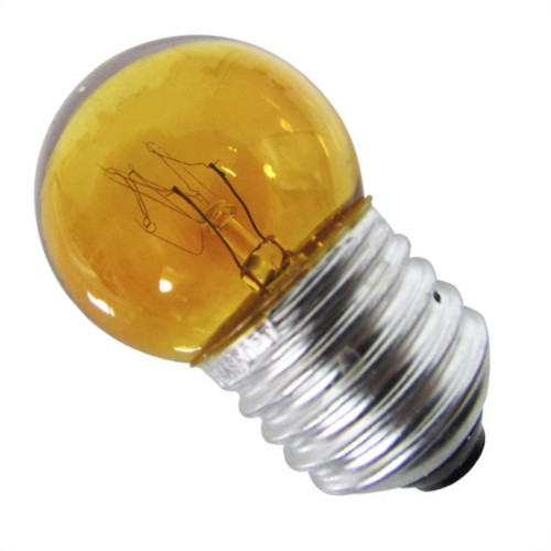 Lampada Bolinha Brasfort 07Wx220V Ambar 8472 - Kit C/25 Lampada Bolinha Brasfort 07Wx220V Ambar 8472 - Kit C/25