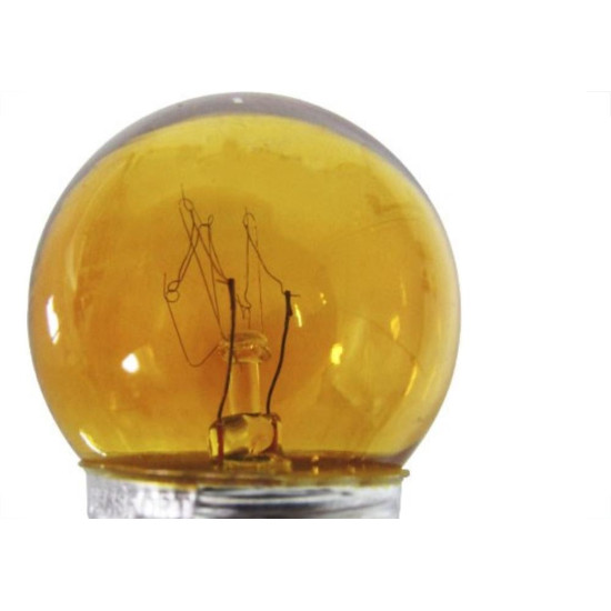 Lampada Bolinha Brasfort 07Wx220V Ambar 8472 - Kit C/25 Lampada Bolinha Brasfort 07Wx220V Ambar 8472 - Kit C/25
