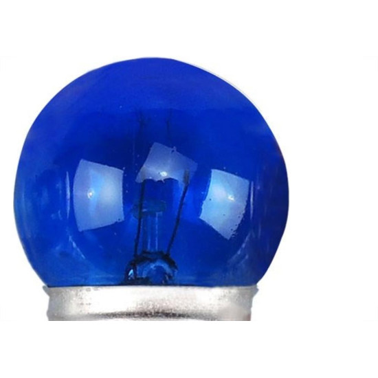 Lampada Bolinha Brasfort 07Wx220V Azul 8473 - Kit C/25 Lampada Bolinha Brasfort 07Wx220V Azul 8473 - Kit C/25