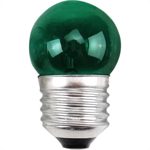 Lampada Bolinha Brasfort 07Wx220V Verde 8476 - Kit C/25 Lampada Bolinha Brasfort 07Wx220V Verde 8476 - Kit C/25