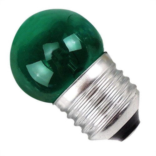 Lampada Bolinha Brasfort 07Wx220V Verde 8476 - Kit C/25 Lampada Bolinha Brasfort 07Wx220V Verde 8476 - Kit C/25
