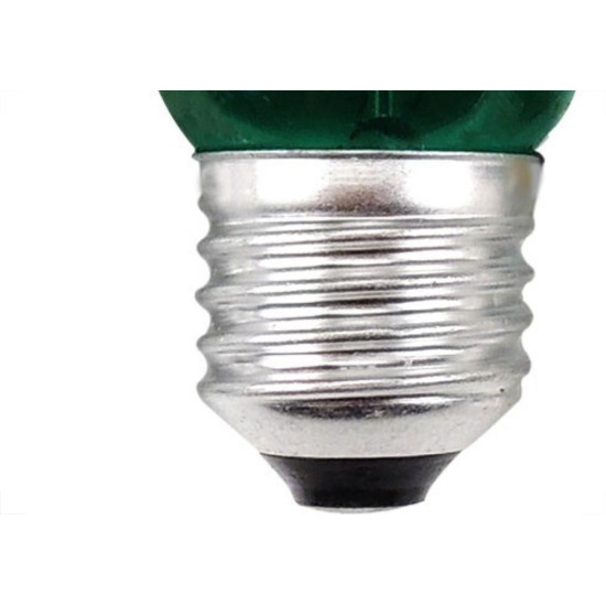 Lampada Bolinha Brasfort 07Wx220V Verde 8476 - Kit C/25 Lampada Bolinha Brasfort 07Wx220V Verde 8476 - Kit C/25