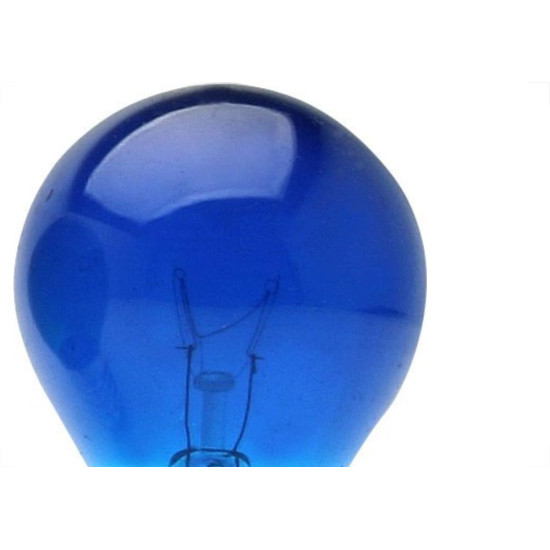 Lampada Bolinha Brasfort 15Wx127V Azul 8480 - Kit C/25 Lampada Bolinha Brasfort 15Wx127V Azul 8480 - Kit C/25