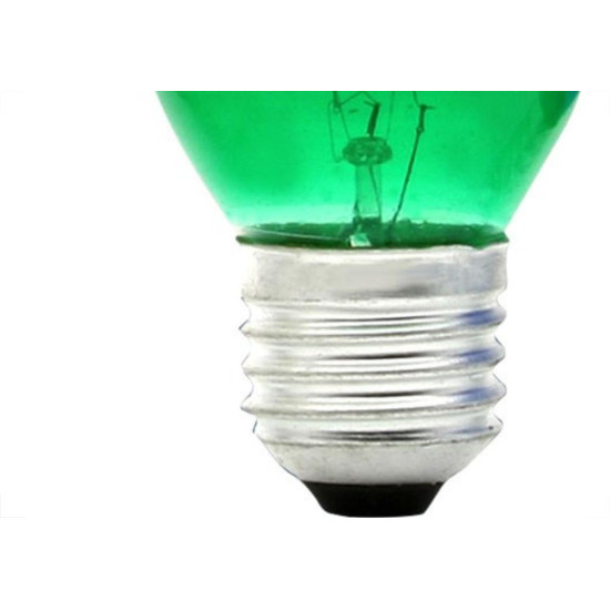 Lampada Bolinha Brasfort 15Wx127V Verde 8484 - Kit C/25 Lampada Bolinha Brasfort 15Wx127V Verde 8484 - Kit C/25