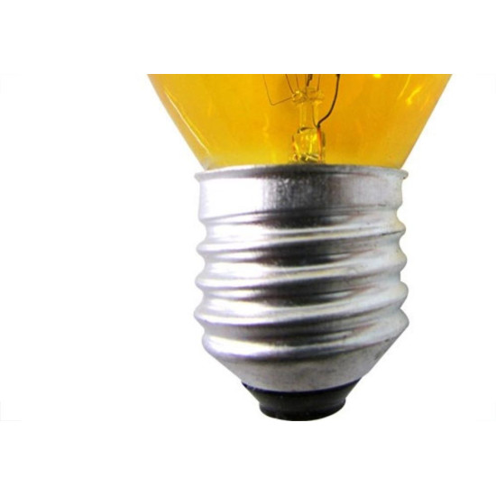 Lampada Bolinha Brasfort 15Wx220V Amarela 8487 - Kit C/25 Lampada Bolinha Brasfort 15Wx220V Amarela 8487 - Kit C/25