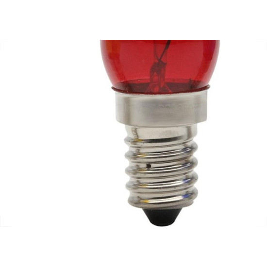 Lampada Chupeta Brasfort 07Wx127 Vermelha E14 8499 - Kit C/25 Lampada Chupeta Brasfort 07Wx127 Vermelha E14 8499 - Kit C/25