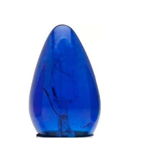 Lampada Chupeta Brasfort 07Wx220 Azul E14 8502 - Kit C/25 Lampada Chupeta Brasfort 07Wx220 Azul E14 8502 - Kit C/25