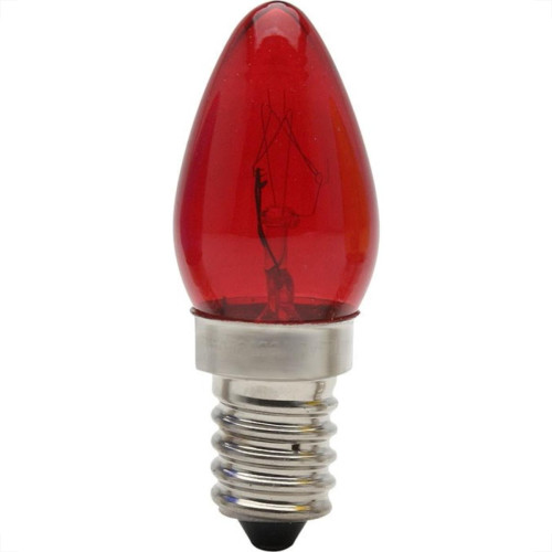 Lampada Chupeta Brasfort 07Wx220 Vermelha E14 8505 - Kit C/25 Lampada Chupeta Brasfort 07Wx220 Vermelha E14 8505 - Kit C/25