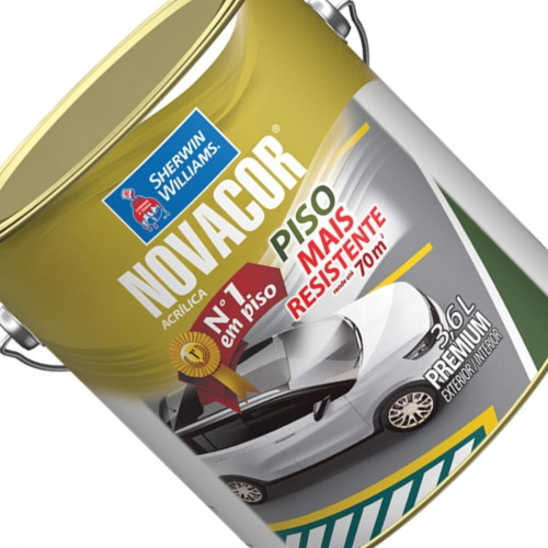 Tinta Novacor Piso 3,6L Vermelho Galao Tinta Novacor Piso 3,6L Vermelho Galao
