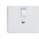Kit C/4 - Conjunto Perlex''Branca''Com Placa(1Bipolar) 2306