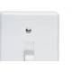 Kit C/4 - Conjunto Perlex''Branca''Com Placa(1Bipolar) 2306
