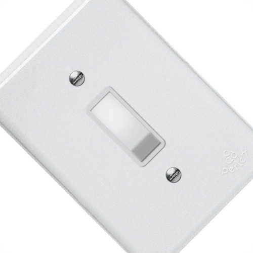 Kit C/3 - Conjunto Perlex''Branca''Com Placa(1Paralelo) 2...