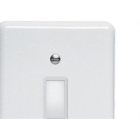 Kit C/3 - Conjunto Perlex''Branca''Com Placa(1Paralelo) 2...