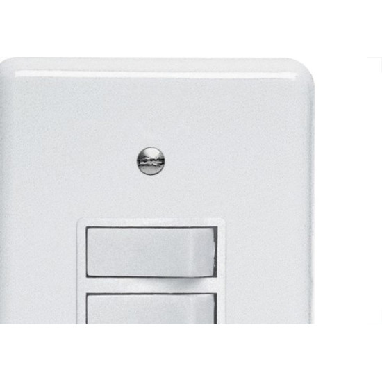 Kit C/2 - Conjunto Perlex''Branca''Com Placa(1Simples+1Pa...