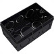 Caixinha Luz Plastica 4X2 Tigre Preta Pesado - Kit C/24 Caixinha Luz Plastica 4X2 Tigre Preta Pesado - Kit C/24