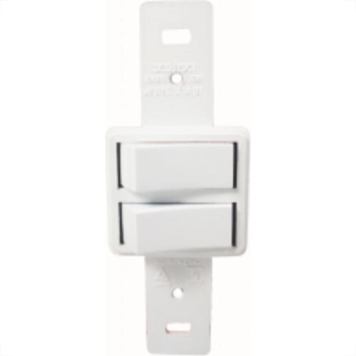 Conjunto Perlex''Branca''Sem Placa(2Simples) 2282