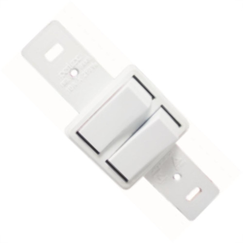 Conjunto Perlex''Branca''Sem Placa(2Simples) 2282