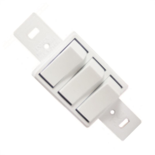 Kit C/4 - Conjunto Perlex''Branca''Sem Placa(3Simples) 2283 Kit C/4 - Conjunto Perlex''Branca''Sem Placa(3Simples) 2283