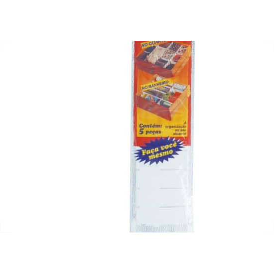 Divisoria Plastica Gaveta ''Japones'' Com 5 Pecas 70001 Divisoria Plastica Gaveta ''Japones'' Com 5 Pecas 70001