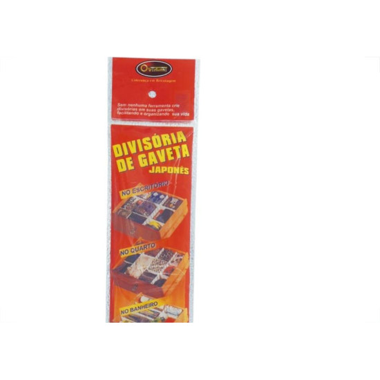 Divisoria Plastica Gaveta ''Japones'' Com 5 Pecas 70001 Divisoria Plastica Gaveta ''Japones'' Com 5 Pecas 70001