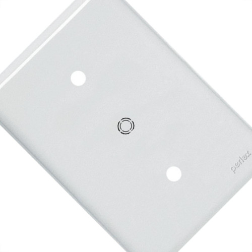 Kit C/2 - Placa Perlex Branca 4X2 (Cega+Furo) 23Pl0/6