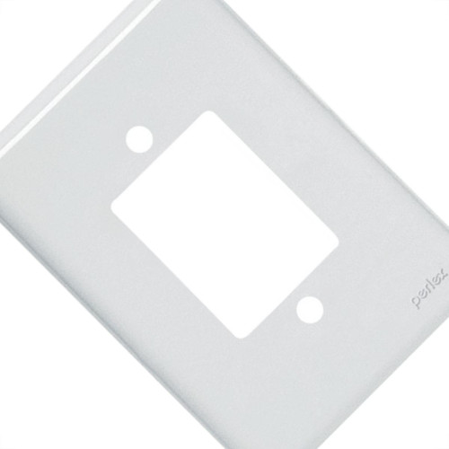 Placa Perlex Branca 4X2 (3 Saida Ou 1 Saida+Tomada) 23Pl3 Placa Perlex Branca 4X2 (3 Saida Ou 1 Saida+Tomada) 23Pl3