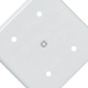 Placa Perlex Branca 4X4 (Cega+Furo) 23Pl00/66