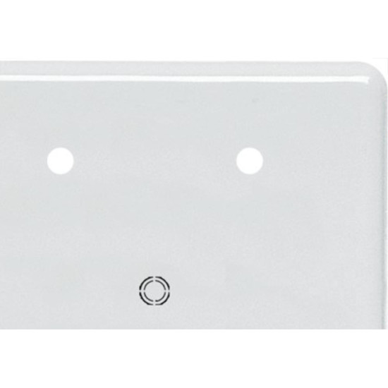 Placa Perlex Branca 4X4 (Cega+Furo) 23Pl00/66