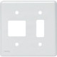 Placa Perlex Branca 4X4 (1 Saida+2 Saida) 23Pl12 Placa Perlex Branca 4X4 (1 Saida+2 Saida) 23Pl12