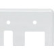 Placa Perlex Branca 4X4 (1 Saida+2 Saida) 23Pl12 Placa Perlex Branca 4X4 (1 Saida+2 Saida) 23Pl12