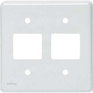 Kit C/4 - Placa Perlex Branca 4X4 (2 Saida+2 Saida) 23Pl22