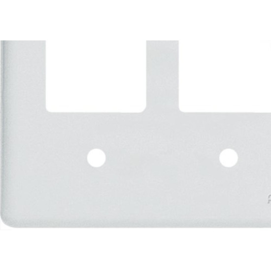 Kit C/4 - Placa Perlex Branca 4X4 (2 Saida+2 Saida) 23Pl22