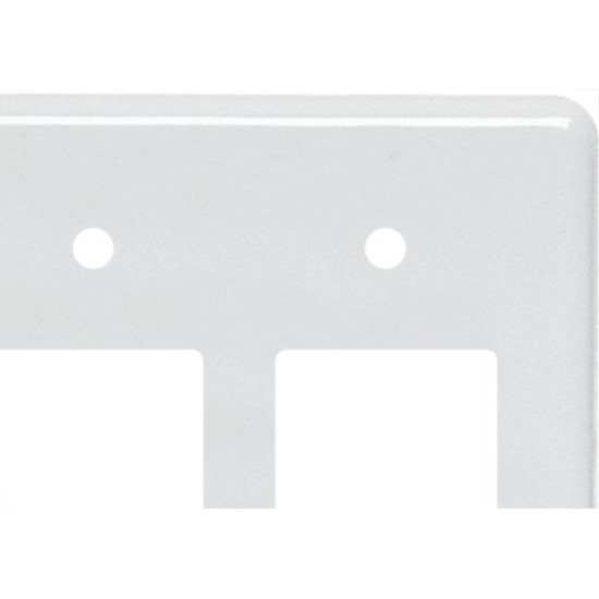 Kit C/4 - Placa Perlex Branca 4X4 (2 Saida+2 Saida) 23Pl22