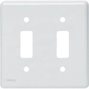 Placa Perlex Branca 4X4 (1 Saida+1 Saida) 23Pl11