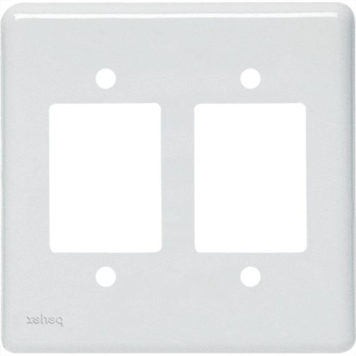 Kit C/4 - Placa Perlex Branca 4X4 (3 Saida+3 Saida) 23Pl33