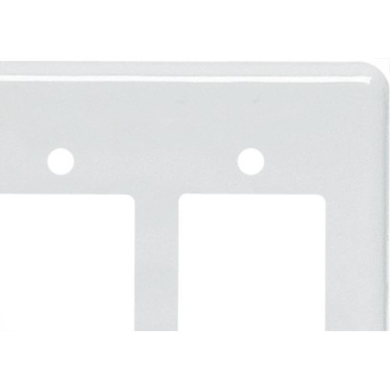 Kit C/4 - Placa Perlex Branca 4X4 (3 Saida+3 Saida) 23Pl33