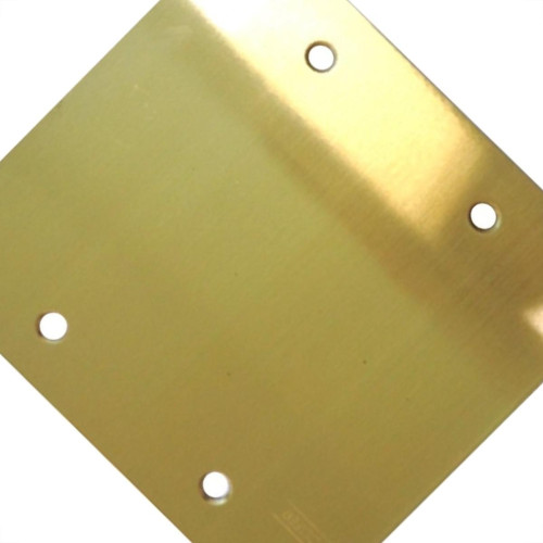Placa Piso Latao 4X4 Cega Pl4400 Placa Piso Latao 4X4 Cega Pl4400