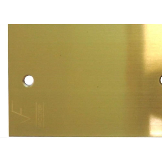 Placa Piso Latao 4X4 Cega Pl4400 Placa Piso Latao 4X4 Cega Pl4400