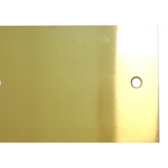 Placa Piso Latao 4X4 Cega Pl4400 Placa Piso Latao 4X4 Cega Pl4400