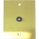 Placa Piso Latao 4X2 Passagem Cabo Pl42F Placa Piso Latao 4X2 Passagem Cabo Pl42F