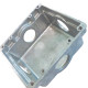 Caixa Piso Aluminio Fundido 4X4 Baixa X 3/4'' Cps44X34