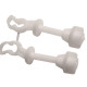 Parafuso Assento Sanitario Amanco Plastico Par 12067 Parafuso Assento Sanitario Amanco Plastico Par 12067