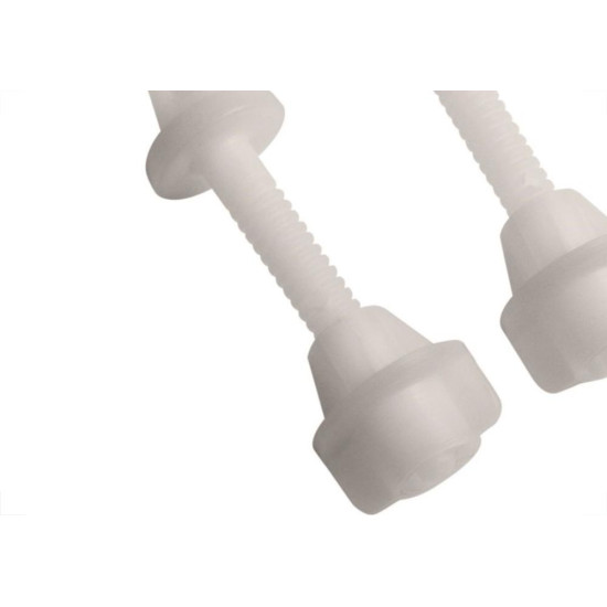 Parafuso Assento Sanitario Amanco Plastico Par 12067 Parafuso Assento Sanitario Amanco Plastico Par 12067