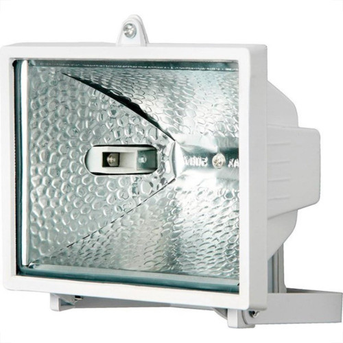 Refletor Brasfort Para Halogena 150W Branco 8423 Refletor Brasfort Para Halogena 150W Branco 8423